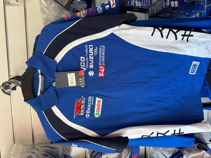 Suzuki GSX-R Blue Polo Shirt